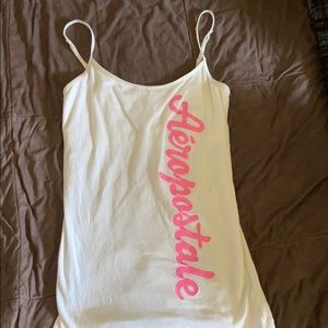 White Aero Tank Top
